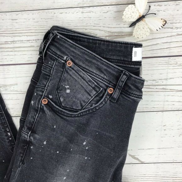 MANGO Denim + Tee Paint Splatter Skinny Jeans - Picture 4 of 8